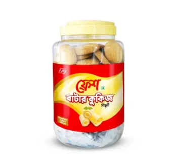 ফ্রেশ বাটার কুকিজ বিস্কুট জার