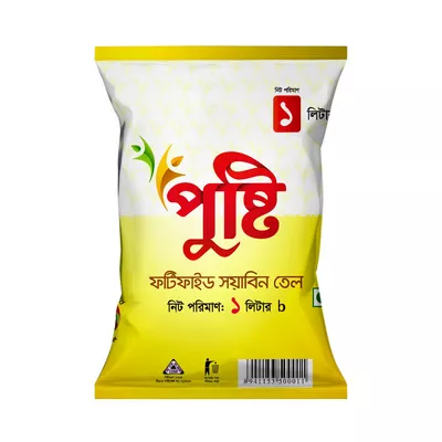 Pusti Fortified Soyabean Oil (poly) 1ltr