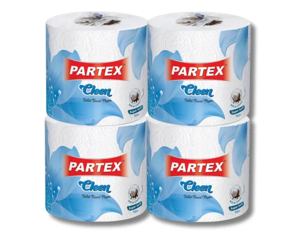 Partex Cleen Toilet Tissue Super Soft 4Rolls